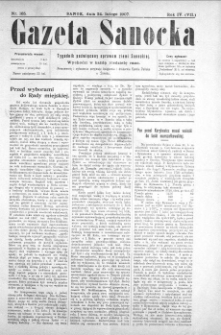 Gazeta Sanocka, 1907, nr 165