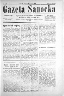 Gazeta Sanocka, 1907, nr 167