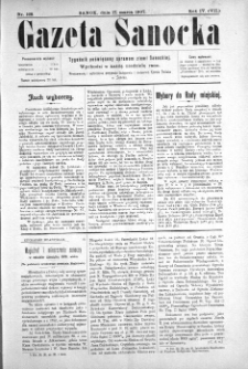 Gazeta Sanocka, 1907, nr 168