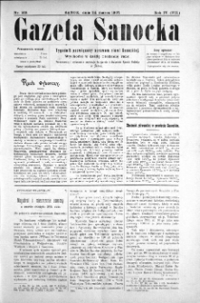 Gazeta Sanocka, 1907, nr 169