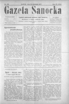 Gazeta Sanocka, 1907, nr 173