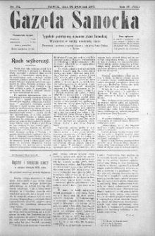 Gazeta Sanocka, 1907, nr 174