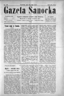 Gazeta Sanocka, 1907, nr 176