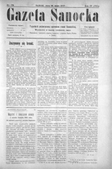 Gazeta Sanocka, 1907, nr 178