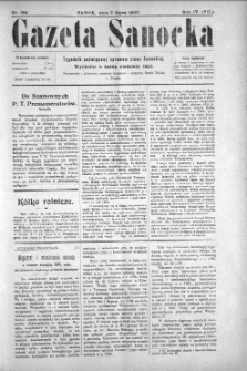 Gazeta Sanocka, 1907, nr 184