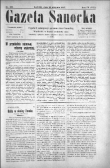 Gazeta Sanocka, 1907, nr 190