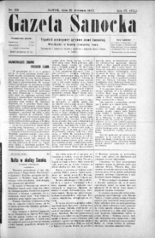 Gazeta Sanocka, 1907, nr 193
