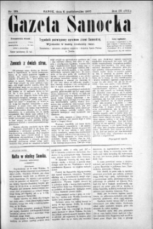 Gazeta Sanocka, 1907, nr 195