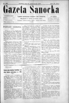 Gazeta Sanocka, 1907, nr 196