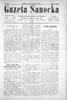 Gazeta Sanocka, 1907, nr 204