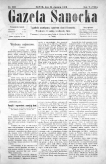 Gazeta Sanocka, 1908, nr 208