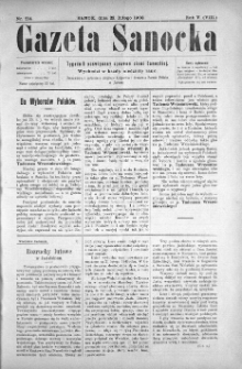 Gazeta Sanocka, 1908, nr 214