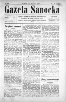 Gazeta Sanocka, 1908, nr 216