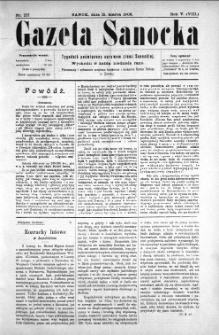 Gazeta Sanocka, 1908, nr 217