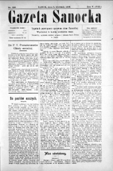 Gazeta Sanocka, 1908, nr 220