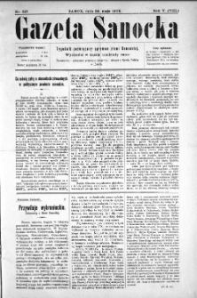 Gazeta Sanocka, 1908, nr 227