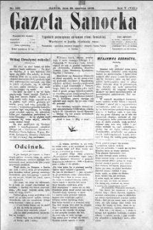 Gazeta Sanocka, 1908, nr 232