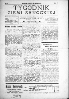 Tygodnik Ziemi Sanockiej, 1914, nr 3