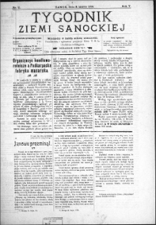 Tygodnik Ziemi Sanockiej, 1914, nr 11