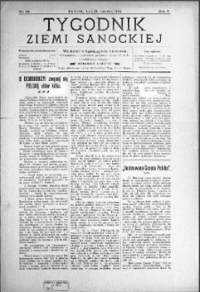 Tygodnik Ziemi Sanockiej, 1914, nr 26