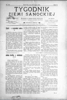Tygodnik Ziemi Sanockiej, 1914, nr 30