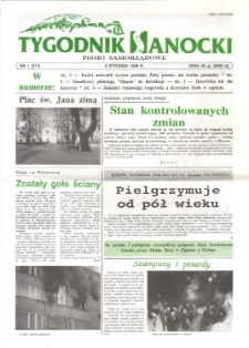 Tygodnik Sanocki, 1996, nr 1