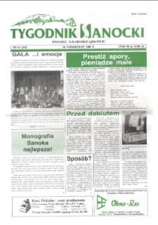 Tygodnik Sanocki, 1996, nr 43