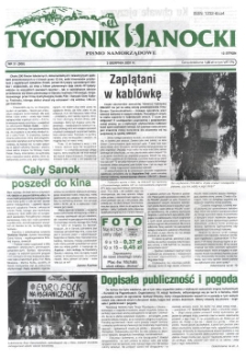 Tygodnik Sanocki, 2001, nr 31