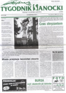 Tygodnik Sanocki, 2001, nr 43