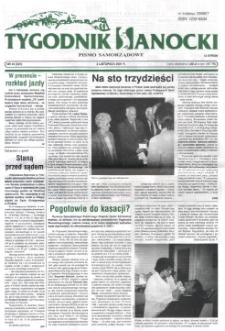Tygodnik Sanocki, 2001, nr 44