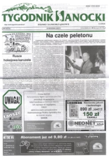 Tygodnik Sanocki, 2003, nr 38