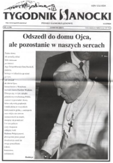 Tygodnik Sanocki, 2005, nr 14