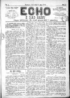 Echo z nad Sanu, 1885, nr 4