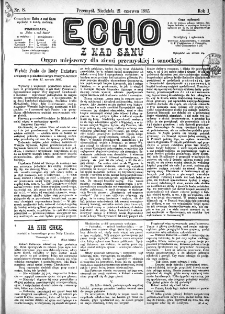 Echo z nad Sanu, 1885, nr 8