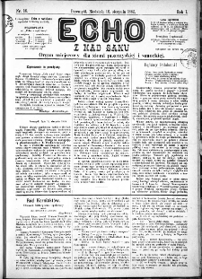Echo z nad Sanu, 1885, nr 16