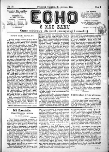Echo z nad Sanu, 1885, nr 18