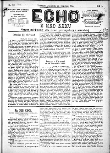Echo z nad Sanu, 1885, nr 22