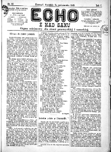Echo z nad Sanu, 1885, nr 25