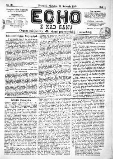 Echo z nad Sanu, 1885, nr 30