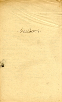 Kwestionariusze z badania środowiska : Wańkowa