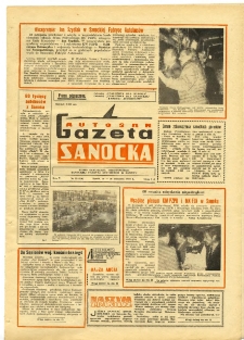 Gazeta Sanocka "Autosan", 1978, nr 33