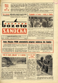 Gazeta Sanocka "Autosan", 1984, nr 17