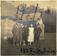 143. P. Grohmann z siostrami. P. Bosch. Olga. Rykowisko. Kalnica, 1925