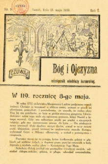 B&oacute;g i Ojczyzna, 1920, nr 9
