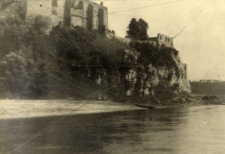 123. Wycieczka rowerami do Tyńca. VI 1941 [Widok na klasztor Benedyktyn&oacute;w w Tyńcu]