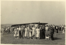 261. [Prezentacja polskiego samolotu szkolno-treningowego RWD-8. 1939]