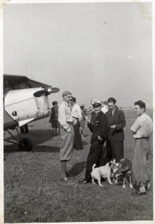 262. [Prezentacja polskiego samolotu szkolno-treningowego RWD-8. 1939]