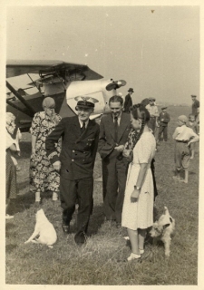 263. [Prezentacja polskiego samolotu szkolno-treningowego RWD-8. 1939]