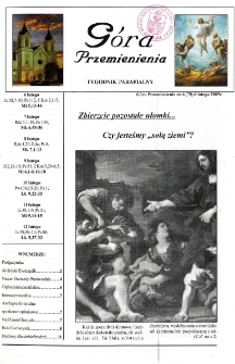 G&oacute;ra Przemienienia, 2005, nr 6