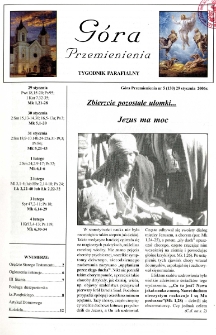 G&oacute;ra Przemienienia, 2006, nr 5